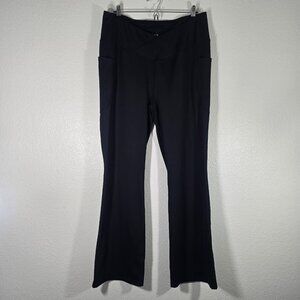 Baleaf Flare Yoga Pants Women Plus Size 3XL Black Stretch Athletic Workout